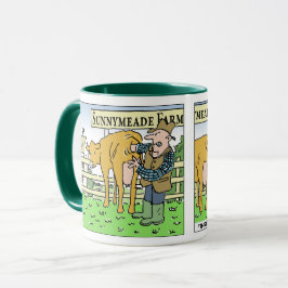Finny Dairy Farmer på gårdens öppna dag Mugg