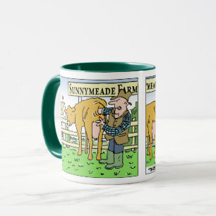 Finny Dairy Farmer på gårdens öppna dag Mugg