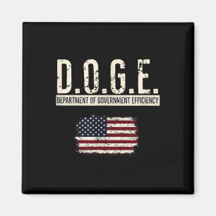 Finny Doge Department of Government Efficiency Magnet