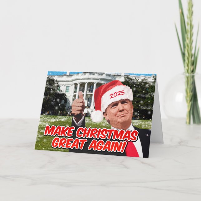 Finny Donald Trump jul 2021 Helgdag Card Helgkort (Framsida)