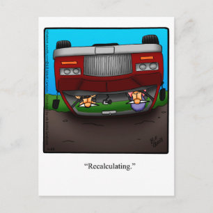 Finny Encouragement Humor Postcard Vykort