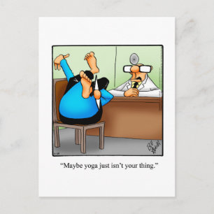 Finny Encouragement Humor Postcard Vykort