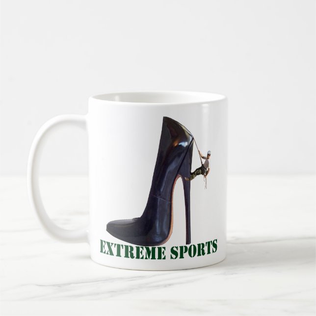 Finny Extreme-sport - skidklättring Kaffemugg (Vänster)