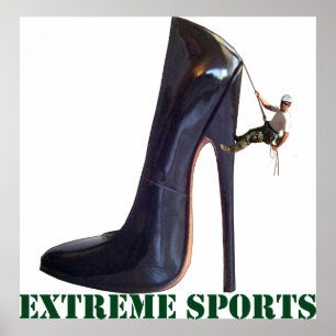 Finny Extreme-sport - skidklättring Poster