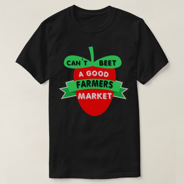 Finny Farmers Market Canx27t Beet Vegetable Pun Gi T Shirt (Design framsida)