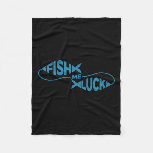 Finny Fisherman Tur Fish Me Tur Fleecefilt