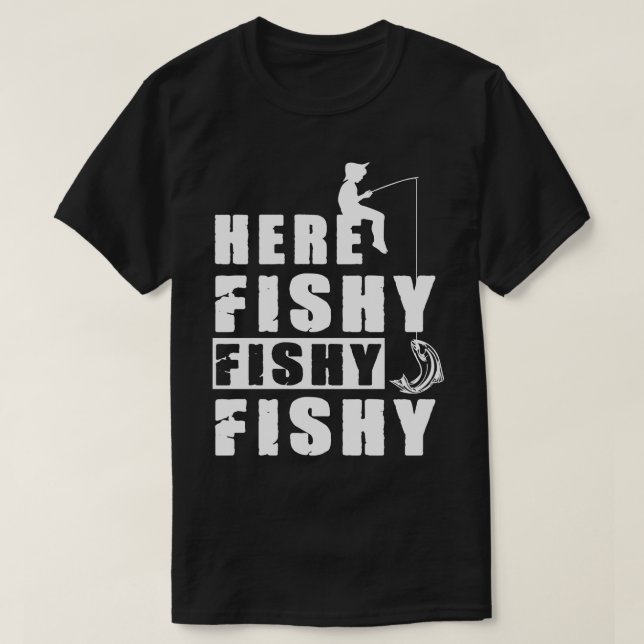 Finny Fishing 1 T Shirt (Design framsida)