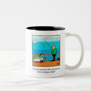 Finny Fishing Humor Coffee Mugg