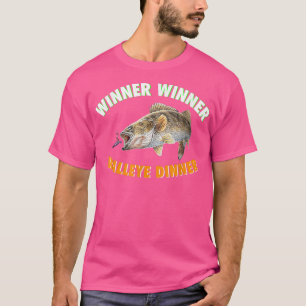 Finny FishingWINNER WINNER WALLEYE DINNER Fish Fry T Shirt