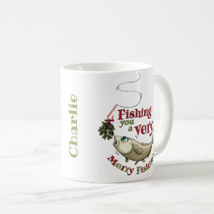 Finny Fishjul - Merry Fishmas Mistletoe Kaffemugg