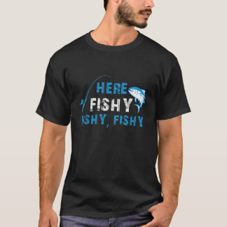 Finny Fiskare härFiskeFiskeFiske T Shirt