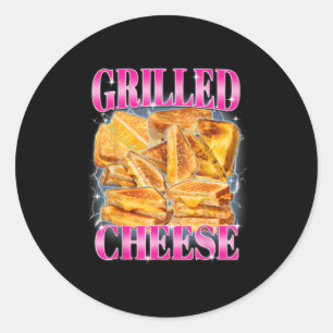 Finny Food Meme Grilled Cheese Sandwiches Food Lov Runt Klistermärke