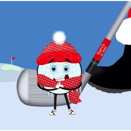 Finny Freeating Golf Boll jul Kort