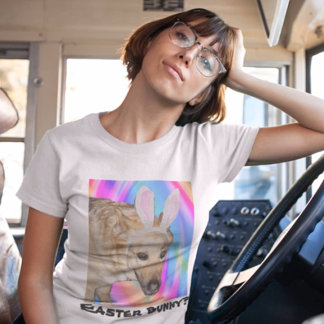 Finny German Shepherd Hund & Bunny Öron Women's T Shirt