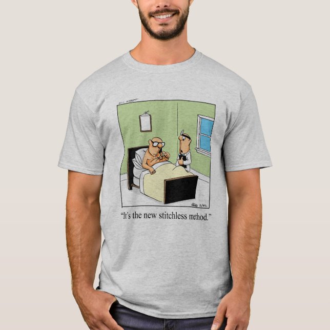 Finny Get well Medical Humor Tee Shirt (Framsida)