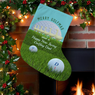 Finny Golf Theme Sex Geese-julklapp Liten Julstrumpa