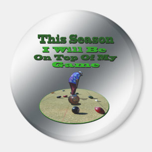 Finny Gräsmatta Bowls, Big Fridge Magnet