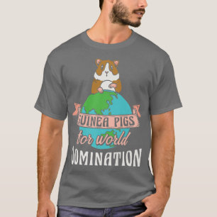 Finny Guinea Grisar för dominans World Rodent Cavy T Shirt