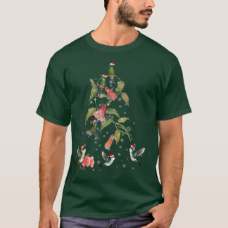Finny Hummingbird Julgran Porch and Watch T Shirt