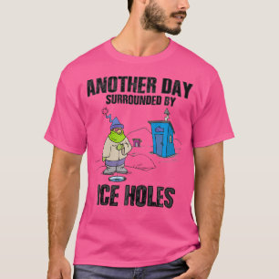 Finny Ice Fishing Fish House Spear House Winter Fi T Shirt