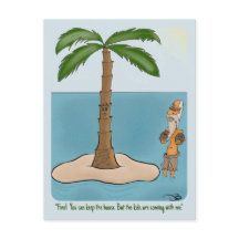 Finny Island Divorce Postcard