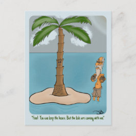 Finny Island Divorce Postcard Vykort
