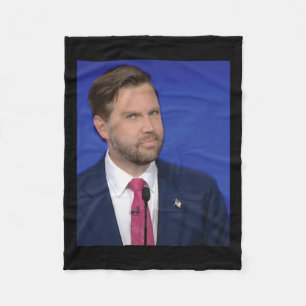 Finny J.d. Vance Memorial Vice Debatt Ansikte Fleecefilt