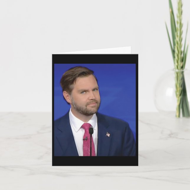 Finny J.d. Vance Memorial Vice Debatt Ansikte Kort (Framsida)