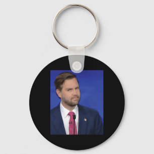 Finny J.d. Vance Memorial Vice Debatt Ansikte Nyckelring