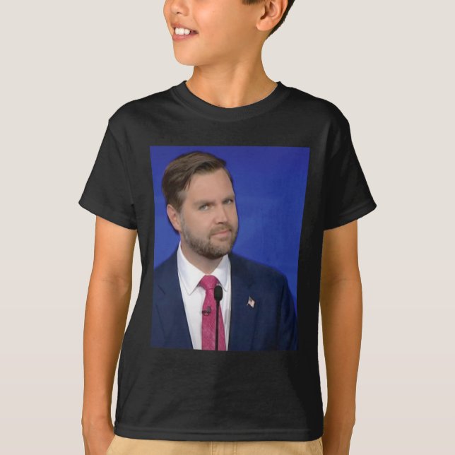 Finny J.d. Vance Memorial Vice Debatt Ansikte T Shirt (Framsida)