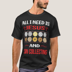 Finny Jesus Coin Collating Mynt T Shirt