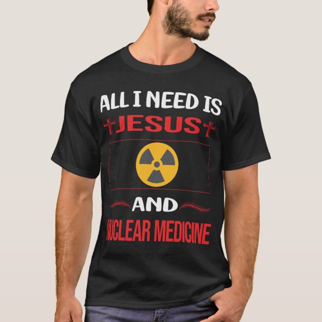 Finny Jesus Nuclear Medicine T Shirt (Framsida)