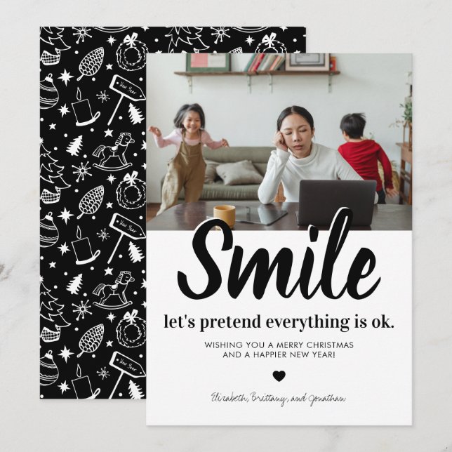 Finny jul 2021 julkort (Fram/baksida)