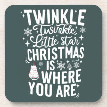 Finny jul Beverage Coaster