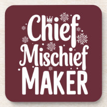 Finny jul Beverage Coaster