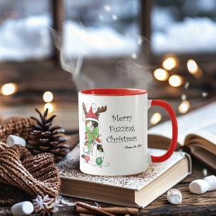 Finny jul Calico Cat Mugg