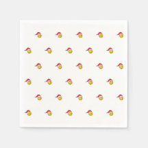 Finny jul Emoji Santa Hat Mönster