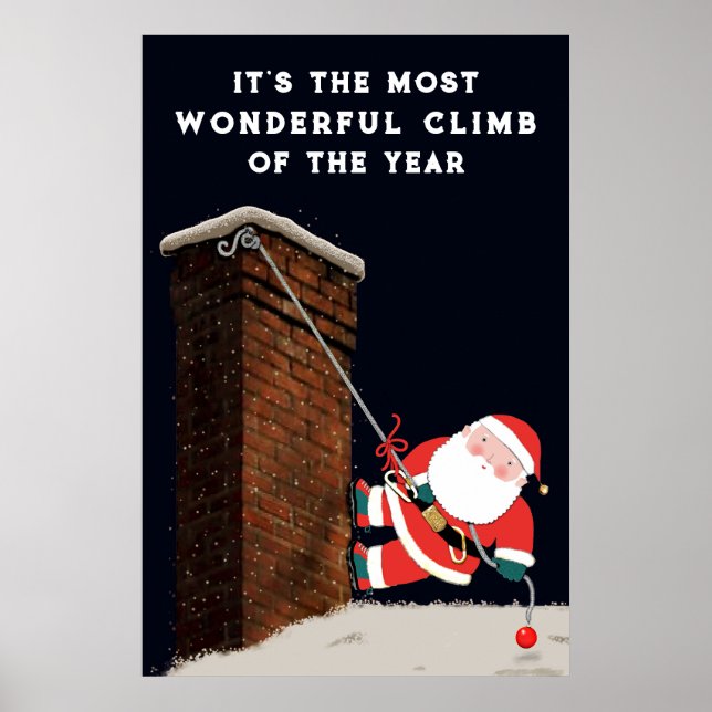 Finny jul - Helgdag Hem för Office Decor Poster (Framsidan)