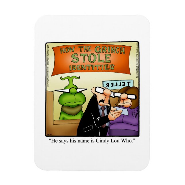 Finny jul Humor Magnet Gift (Vertikal)