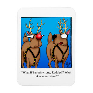 Finny jul Humor Magnet Gift