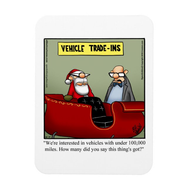 Finny jul Humor Magnet Gift (Vertikal)