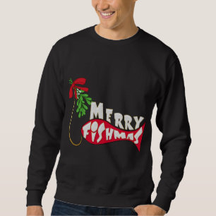 Finny julfiske - Merry Fishmas Sweatshirt