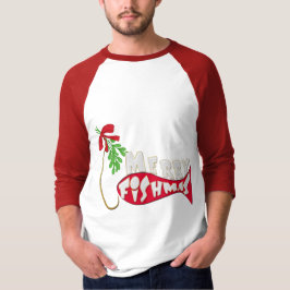 Finny julfiskebåt - Merry Fishmas T-shirt