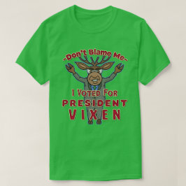 Finny julrensordförande Vixen Politik T-shirt