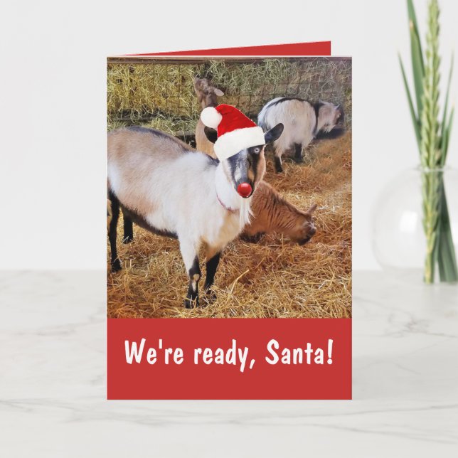 Finny jultomts jultomte kort (Framsida)