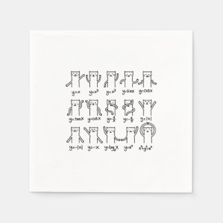 Finny katt och matematik, katt och algebra Älskare Pappersservett