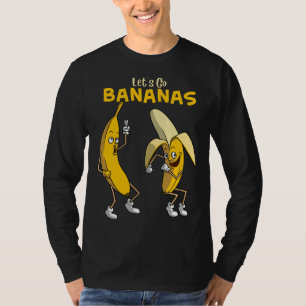 Finny Låt oss Go Bananas Gift Kids Boys Girls Cute T Shirt