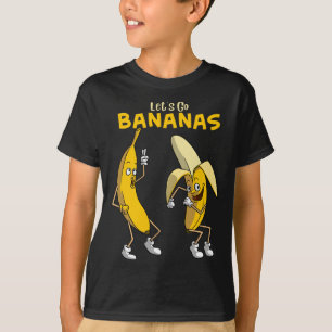 Finny Låt oss Go Bananas Gift Kids Boys Girls Cute T Shirt