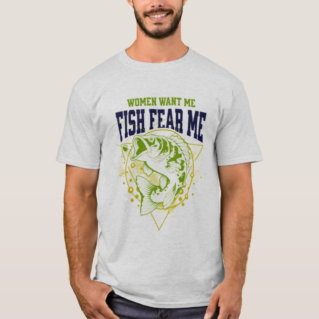 Finny Manar's Shirt - Fishing TShirts (Framsida)