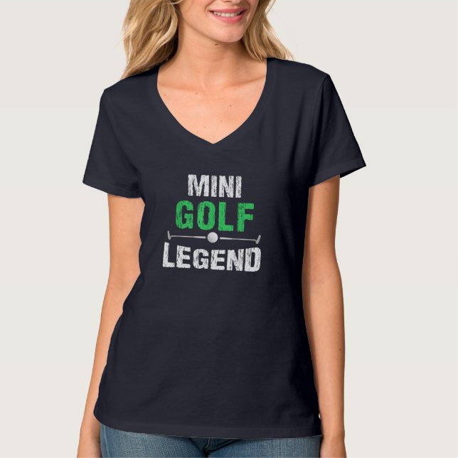 Finny Miniature Golfing Mini Golf Legend Golfer Gi T Shirt (Framsida)